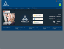 Tablet Screenshot of americatecnologia.com.br